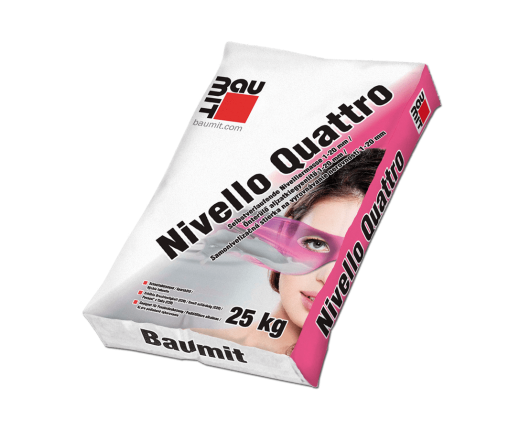 Baumit Nivello Quattro суміш, що самовирівнюється, від 1 до 20мм